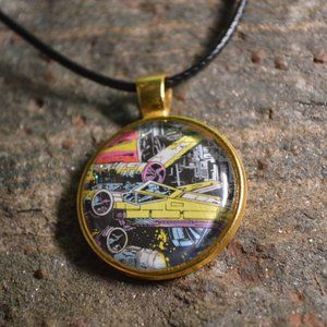 HANDMADE X-Wing Starfighter Spaceship Star Wars Classic Comics Necklace